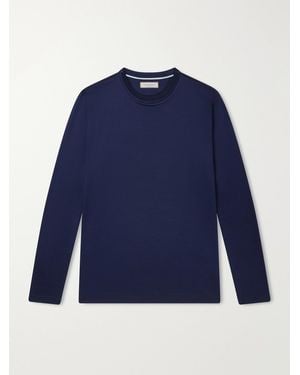 Canali Cotton-Jersey T-Shirt - Blue