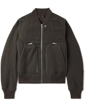 Rick Owens Bauhaus Virgin Wool-felt Jacket - Black