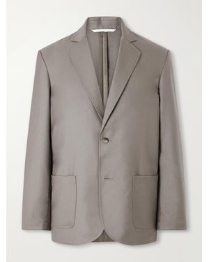 De Bonne Facture Writers Virgin Wool Suit Jacket - Grey