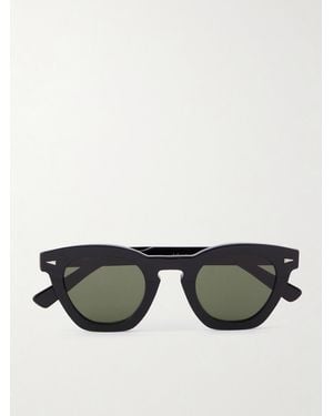 Ahlem Montorgueil D-Frame Acetate Sunglasses - Black