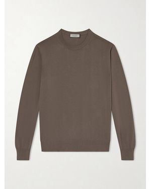 Canali Cotton Jumper - Grey