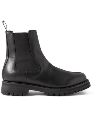 Grenson Milo Welted Waterproof Leather Chelsea Boots - Black