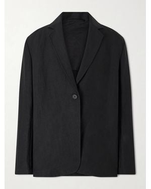 Studio Nicholson Denison Linen And Wool-Blend Suit Jacket - Black