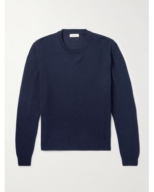 Miles Leon Elio Organic Cotton Jumper - Blue