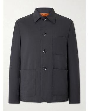 Barena Virgin Wool Overshirt - Black