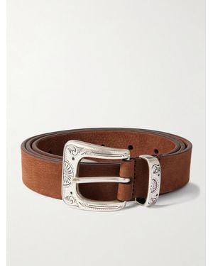 Anderson's 3Cm Nubuck Belt - Brown