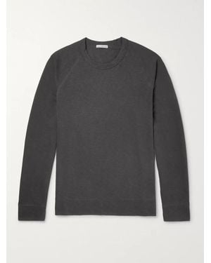 James Perse Loopback Supima Cotton-Jersey Sweatshirt - Grey