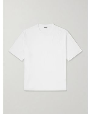 AURALEE Organic Cotton-Jersey T-Shirt - White