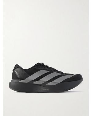 adidas Originals Adizero Evo Sl Rubber-Trimmed Mesh Running Trainers - Black