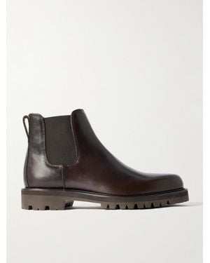 MR P. Ollie Leather Chelsea Boots - Brown