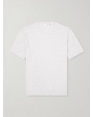 MR P. Organic Cotton And Cashmere-Blend T-Shirt - White