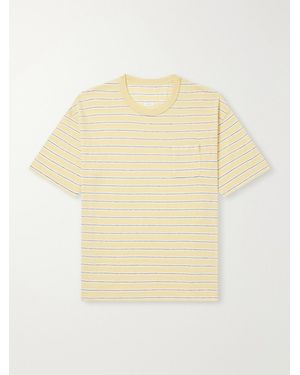 Visvim Jumbo Border Striped Wool And Cotton-Blend T-Shirt - Natural