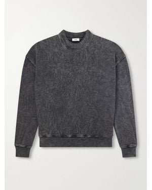 Agolde Lambert Cotton-Jersey Sweatshirt - Grey