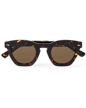 Ahlem Montorgueil Round-frame Tortoiseshell Acetate Sunglasses - Multicolor