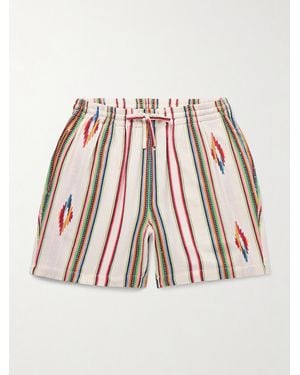 Kardo Shorts A Gamba Dritta - Rosso