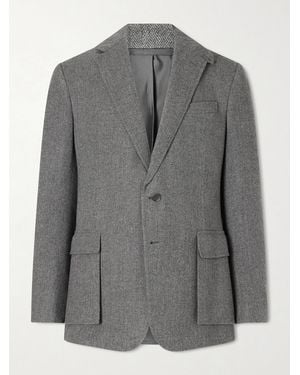 Ralph Lauren Herringbone Wool Jacket - Grey