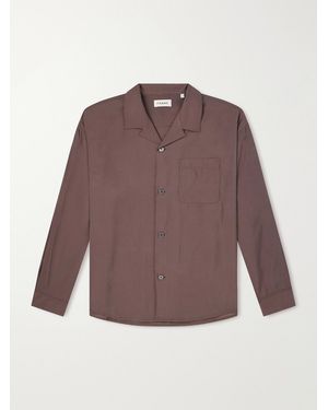 FRAME Modal-Blend Pyjama Shirt - Purple