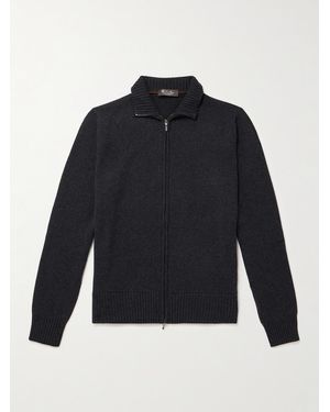 Loro Piana Cashmere Zip-Up Jumper - Blue
