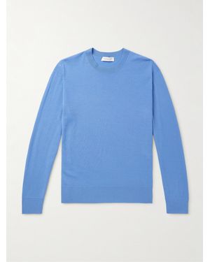 Gabriela Hearst Palco Slim-Fit Merino Wool Jumper - Blue