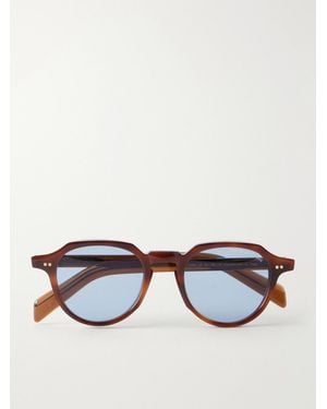Cutler and Gross Gr06 Round-frame Tortoiseshell Acetate Sunglasses - Brown