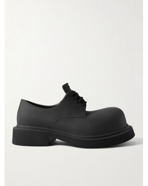 Balenciaga Rubber Derby Shoes - Black