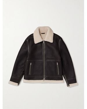 MR P. Shearling Bomber Jacket - Black