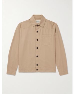 Oliver Spencer Witley Cotton-Twill Shirt Jacket - Natural
