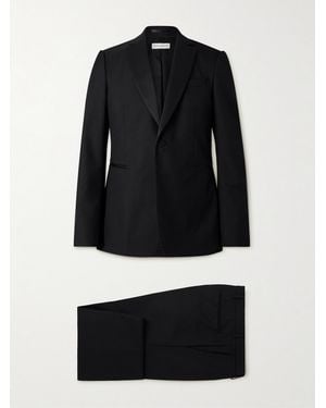 Dries Van Noten Wool-Blend Twill Suit - Black