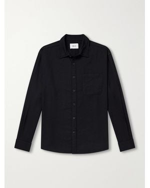 NN07 Deon 5027 Lenzing Ecovero Twill Shirt - Blue