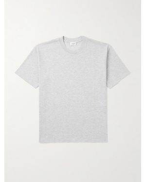 Saint Laurent Cotton-blend Piqué T-shirt - White