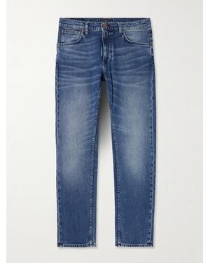 Nudie Jeans Lean Dean Slim-Fit Jeans - Blue