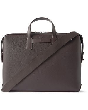 dunhill 1893 Harness Full-Grain Leather Briefcase - Brown