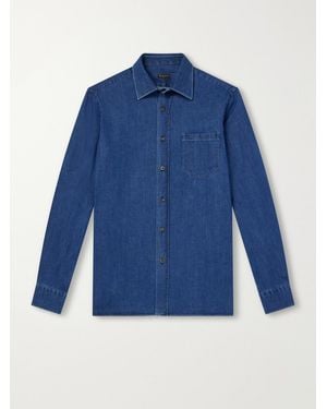 Rubinacci Denim Shirt - Blue