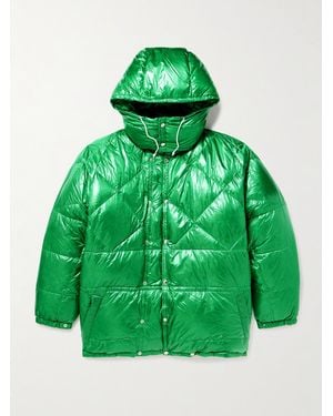 Beams Plus Expedition Quilted Shell Down Jacket - Green