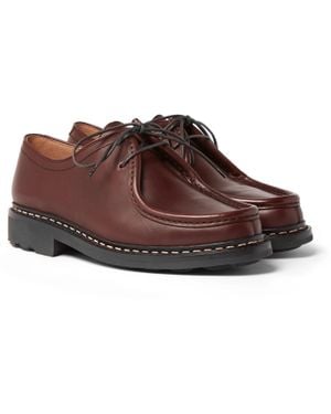 Heschung Thuya Leather Derby Shoes - Brown