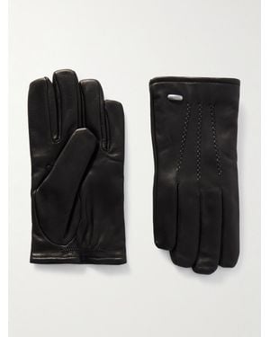 Our Legacy His Leather Gloves - Black