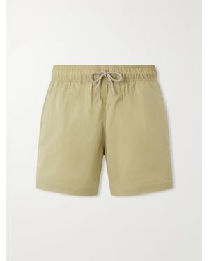 Frescobol Carioca Salvador Straight-leg Elasticated Swim Shorts - Natural