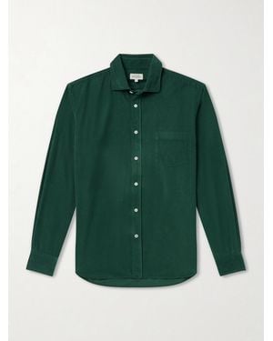 Hartford Paul Cotton-Corduroy Shirt - Green