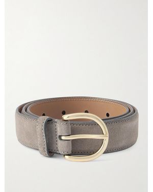 Morjas 3Cm Suede Belt - Brown