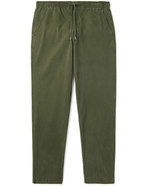 Polo Ralph Lauren Prepster Tapered Cotton-blend Twill Drawstring Pants - Green