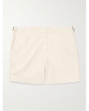 Orlebar Brown Shorts Slim-Fit A Gamba Dritta - Neutro