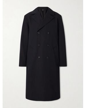 A.P.C. Double-breasted Twill Trench Coat - Black