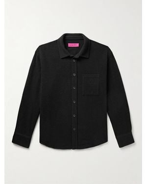 The Elder Statesman Cashmere Overshirt - Black