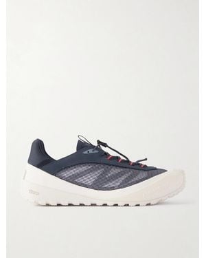 Moncler Trailgrip Lp Leather-Trimmed Mesh Trainers - Blue