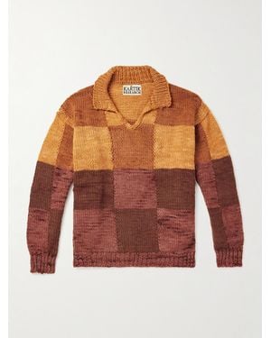 Kartik Research Pullover aus Jacquard-Strick aus Wolle - Rot