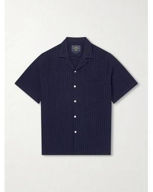 Portuguese Flannel Mondego Cotton-Blend Shirt - Blue