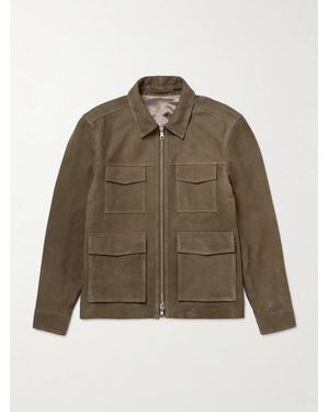 MR P. Suede Jacket - Brown