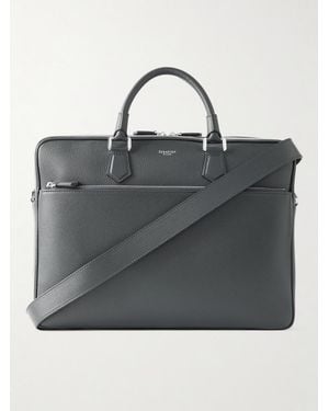 Serapian Cachemire Full-Grain Leather Briefcase - Black