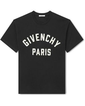 Givenchy Logo-Appliquéd Cotton-Jersey T-Shirt - Black