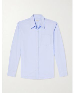 Dries Van Noten Cotton-Poplin Shirt - Blue